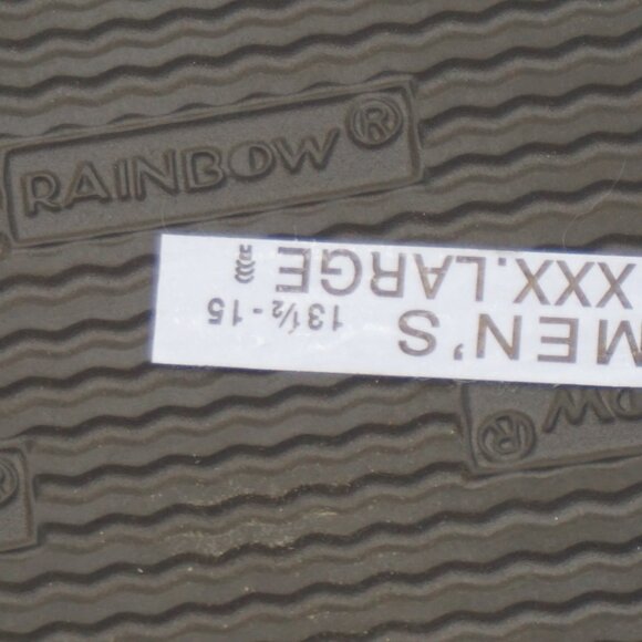 NWT Rainbow sandals for men in Tahitian Tan color Size XXXL (13.5-15) main image 10